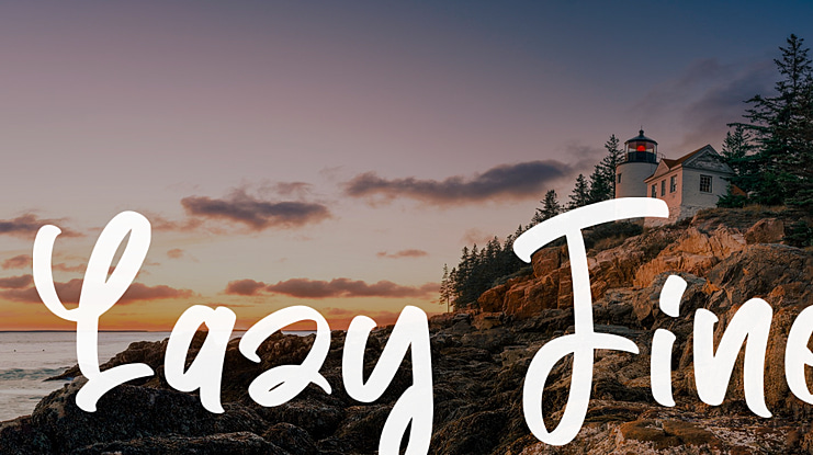 Lazy Fine Font
