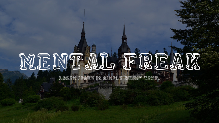 Mental Freak Font