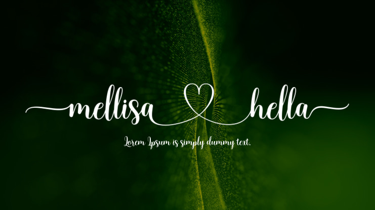 mellisahella Font
