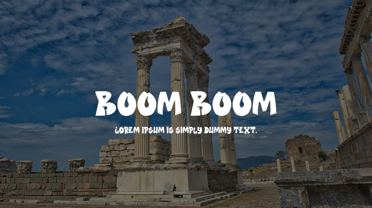 Boom Boom Font Family