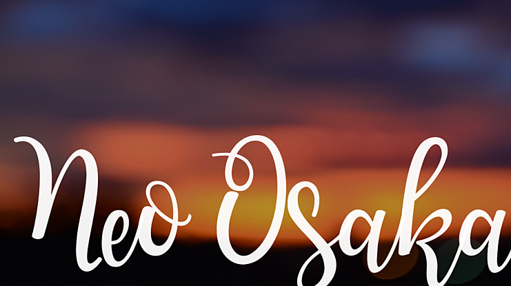 Neo Osaka Font