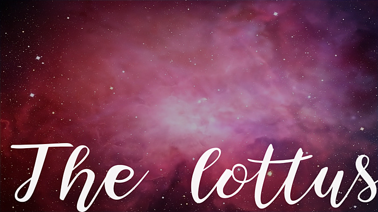 The lottus Font
