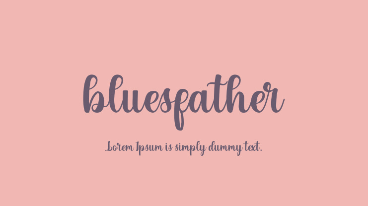 bluesfather Font