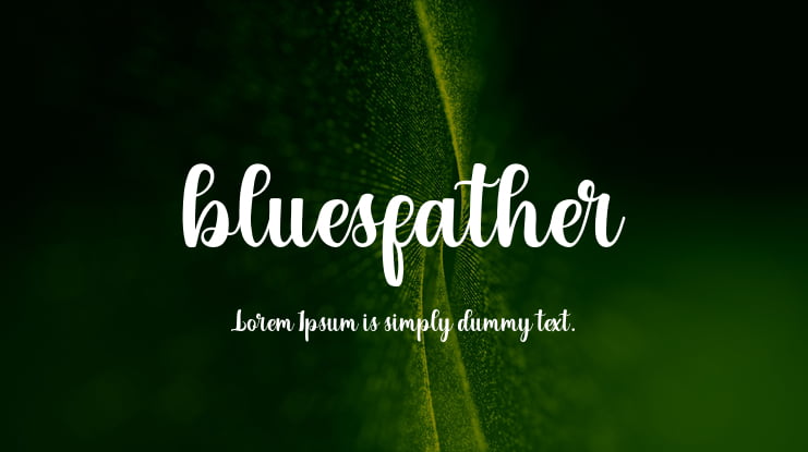 bluesfather Font