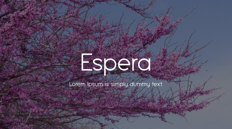Espera Font Family