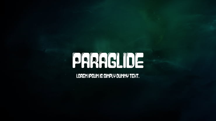 Paraglide Font Family