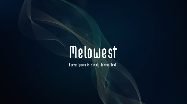 Melowest Font Family