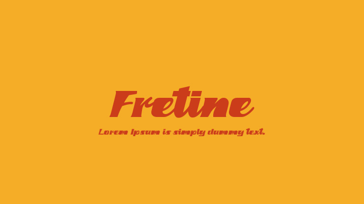 Fretine Font