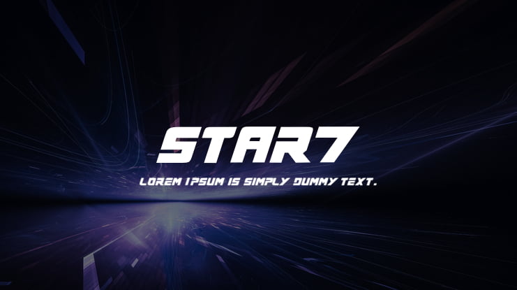 STAR7 Font