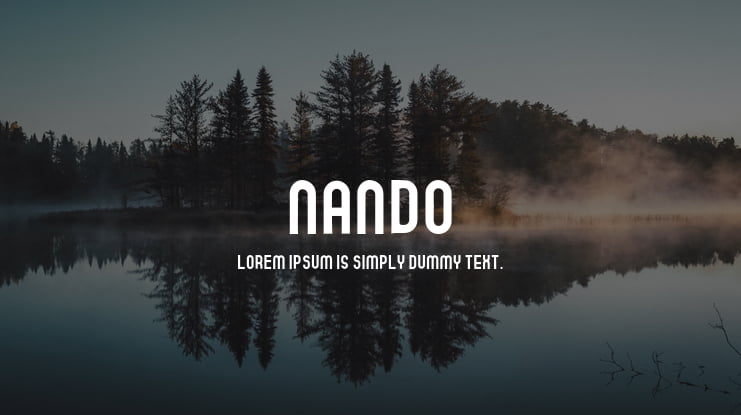 Nando Font Family