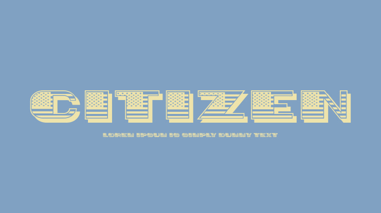 Citizen Font