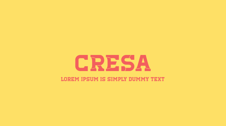 Cresa Font