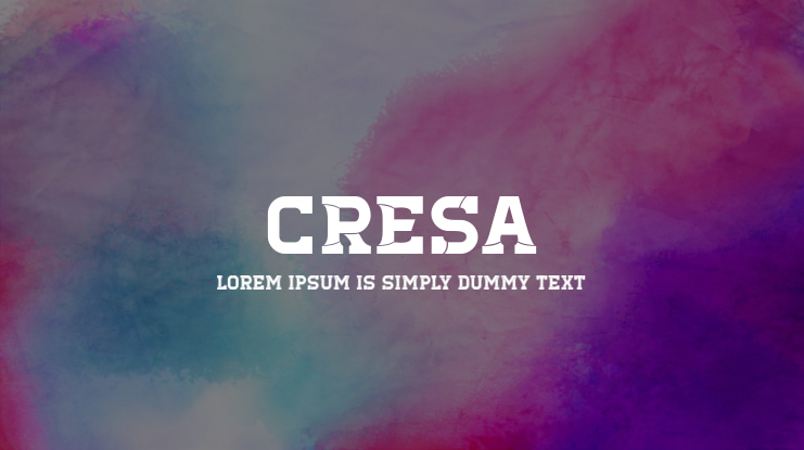 Cresa Font
