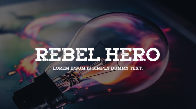 Rebel Hero Font