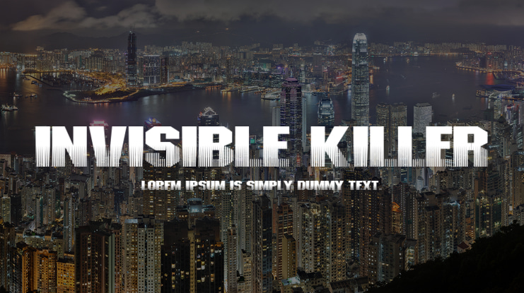 Invisible Killer Font