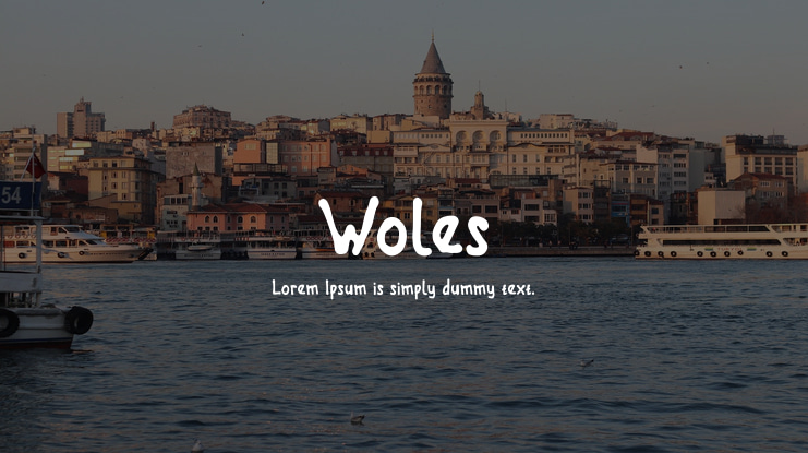 Woles Font