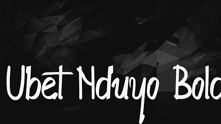 Ubet Nduyo Font