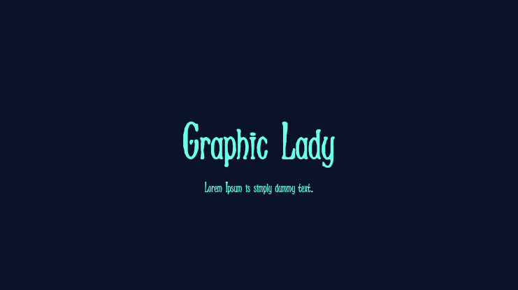 Graphic Lady Font