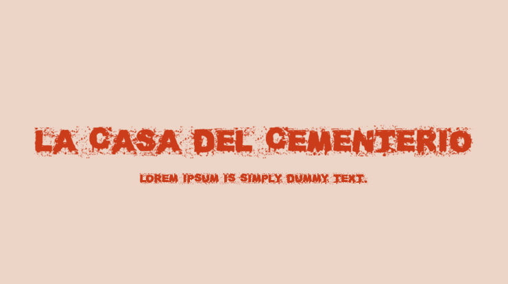 La Casa del Cementerio Font