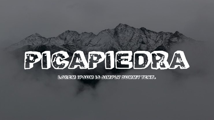 Picapiedra Font
