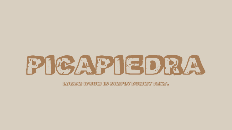 Picapiedra Font
