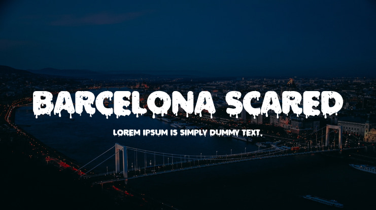 Barcelona Scared Font