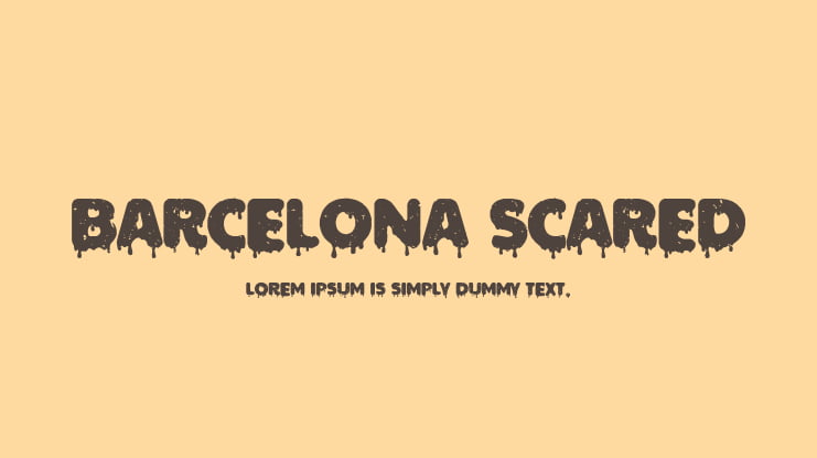 Barcelona Scared Font