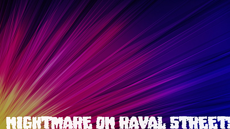 Nightmare on Raval Streets Font