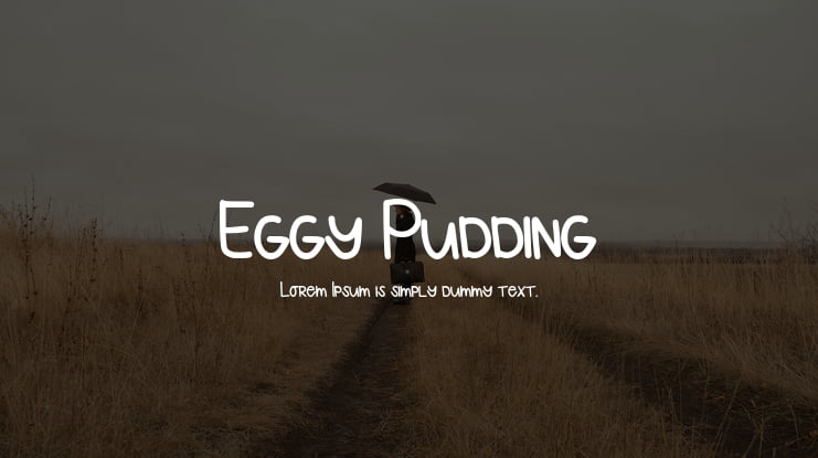 Eggy Pudding Font