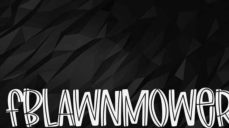 FBLawnmower Font