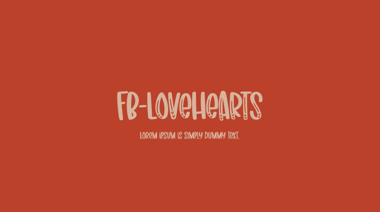 FB-LoveHearts Font