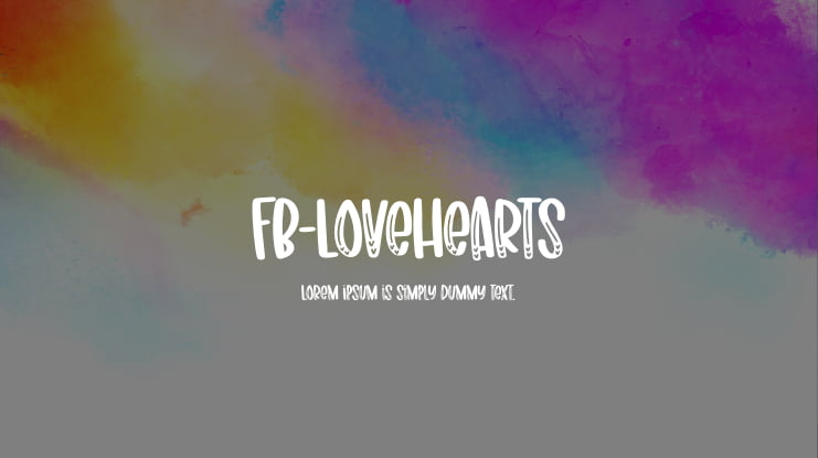 FB-LoveHearts Font