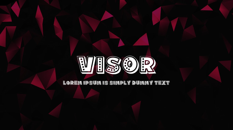 Visor Font