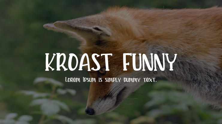 KROAST FUNNY Font