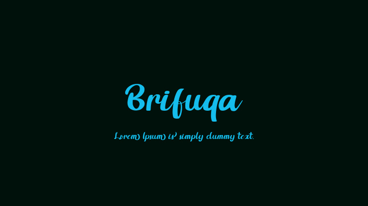 Brifuqa Font