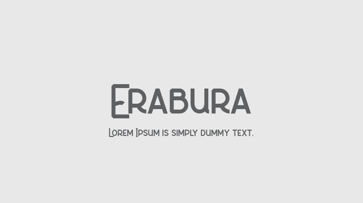 Erabura Font Family