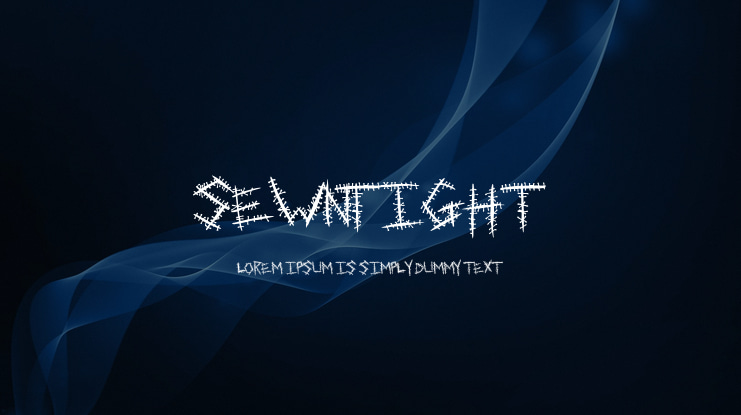 SewnTight Font