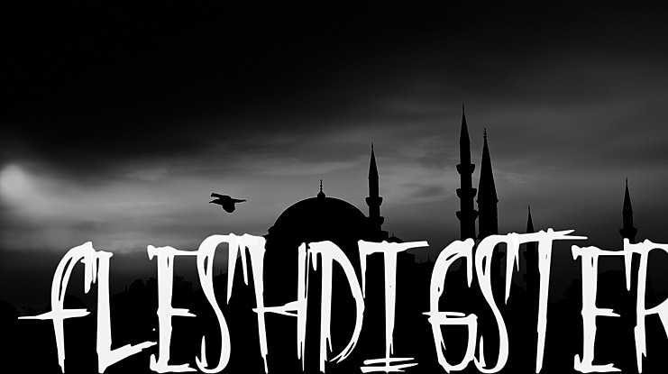 FleshDigster Font