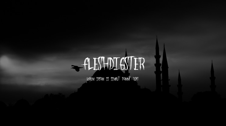 FleshDigster Font
