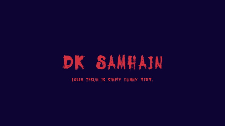 DK Samhain Font
