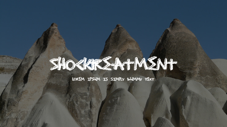 ShockTreatment Font