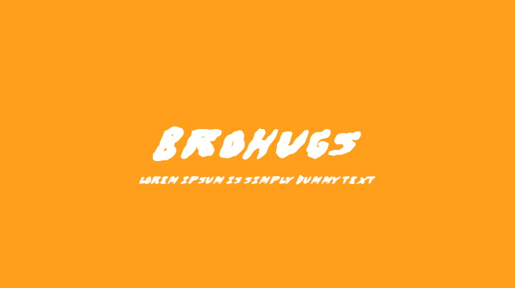 BroHugs Font