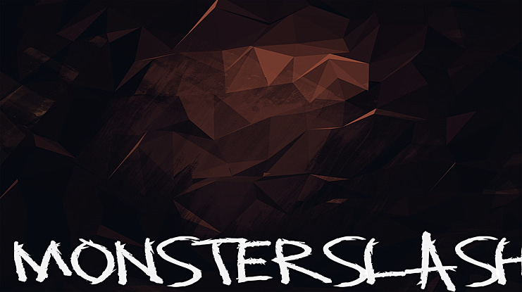 MonsterSlash Font
