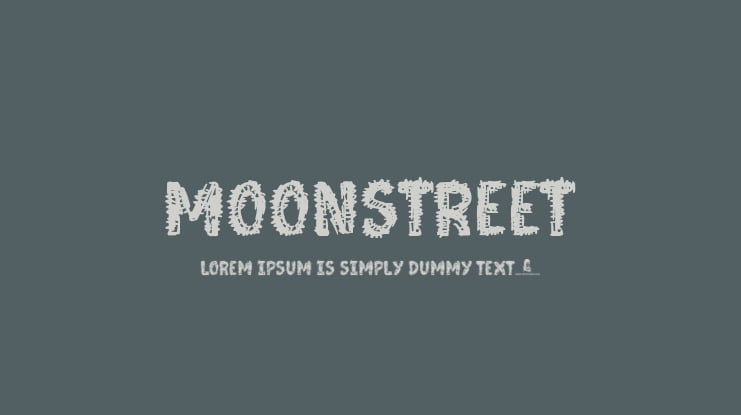 Moonstreet Font