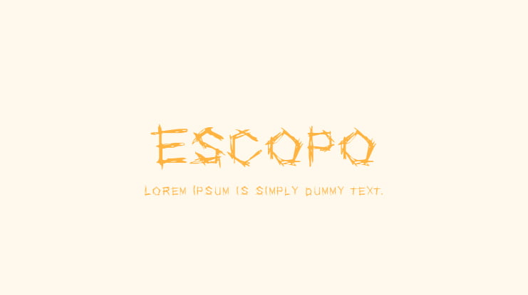 ESCOPO Font