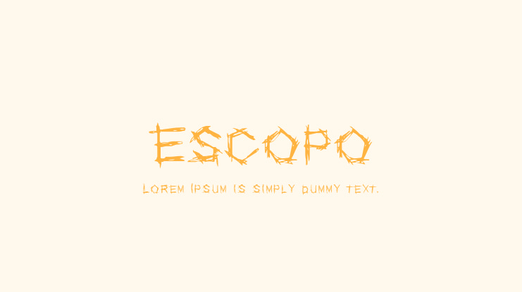 ESCOPO Font