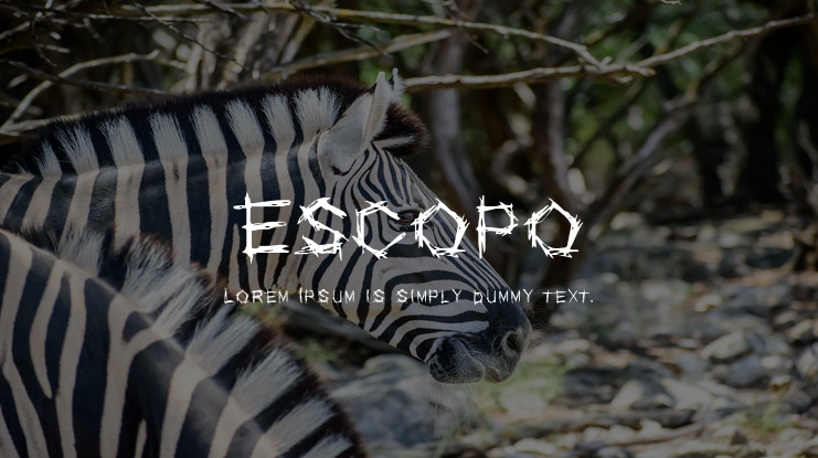 ESCOPO Font