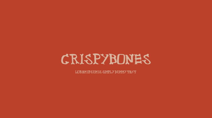 CrispyBones Font
