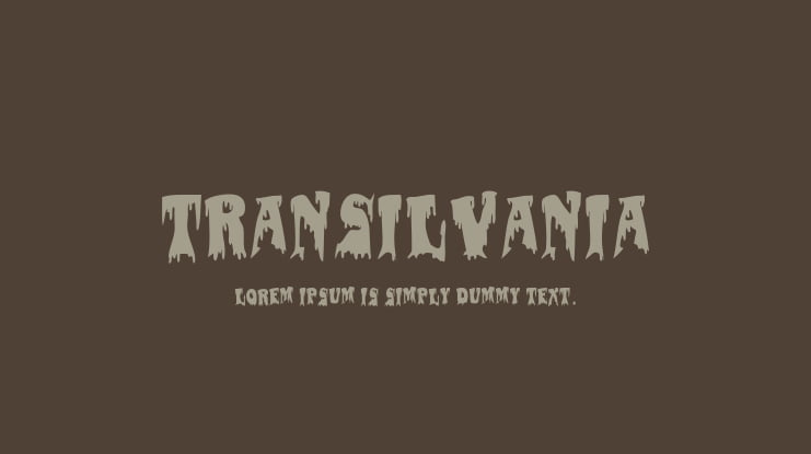 transilvania Font
