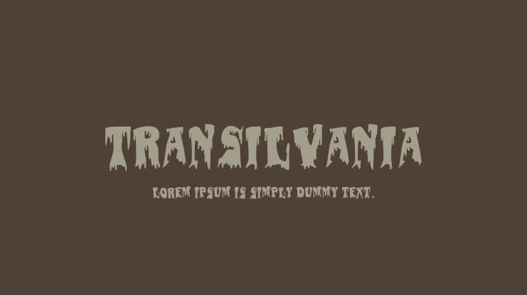 transilvania Font